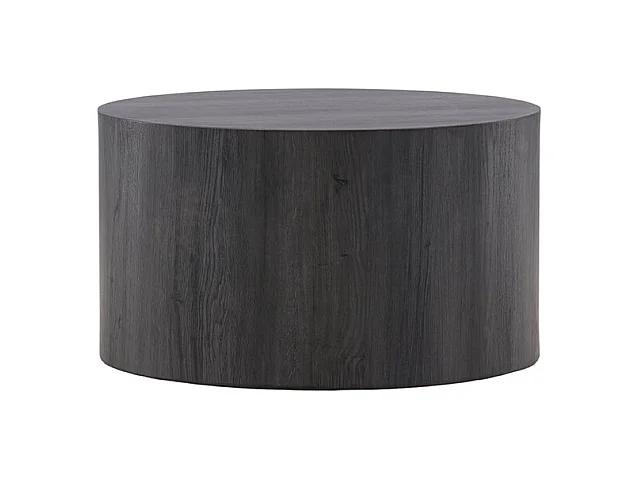 Table Basse Ronde "York" 80cm Noir