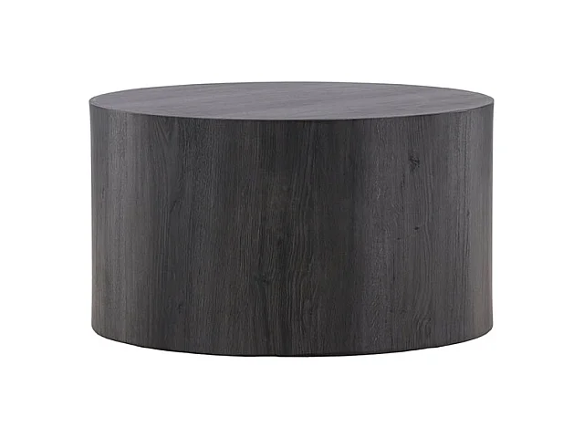 Table Basse Ronde "York" 80cm Noir