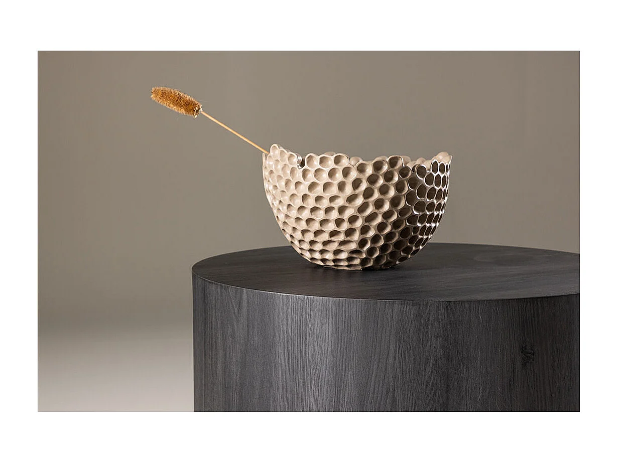 Table Basse Ronde "York" 80cm Noir