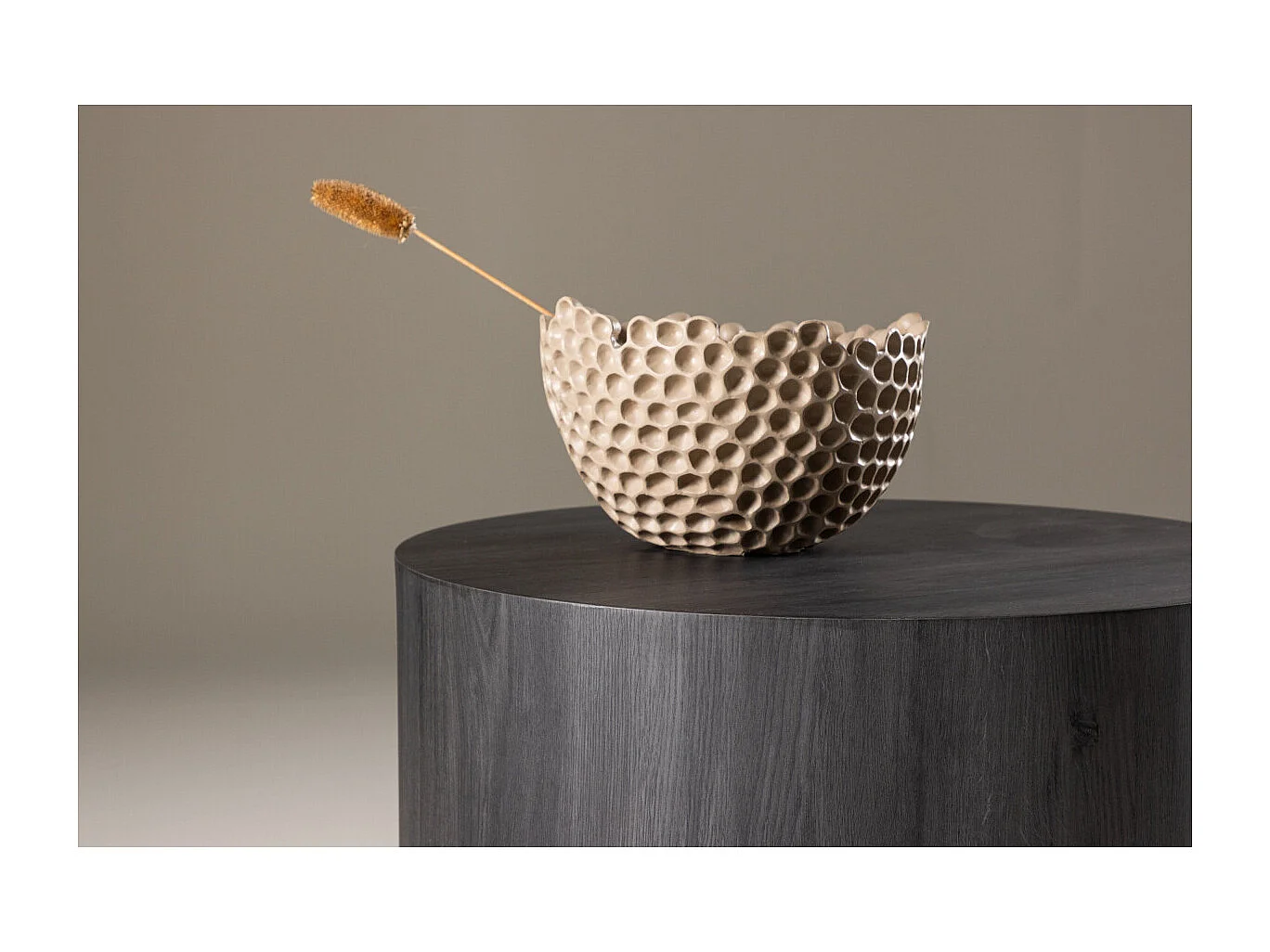 York salontafel Ø80 cm zwart.