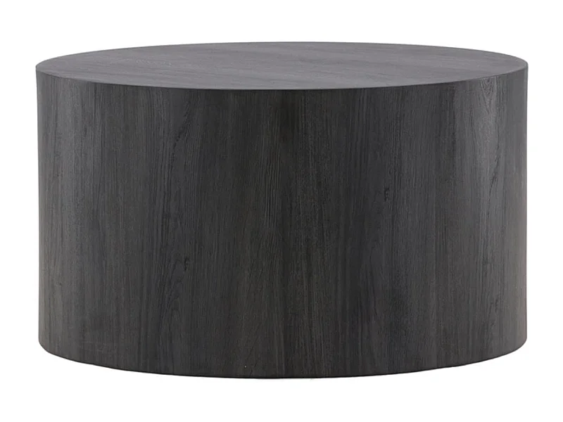 Table Basse Ronde "York" 80cm Noir