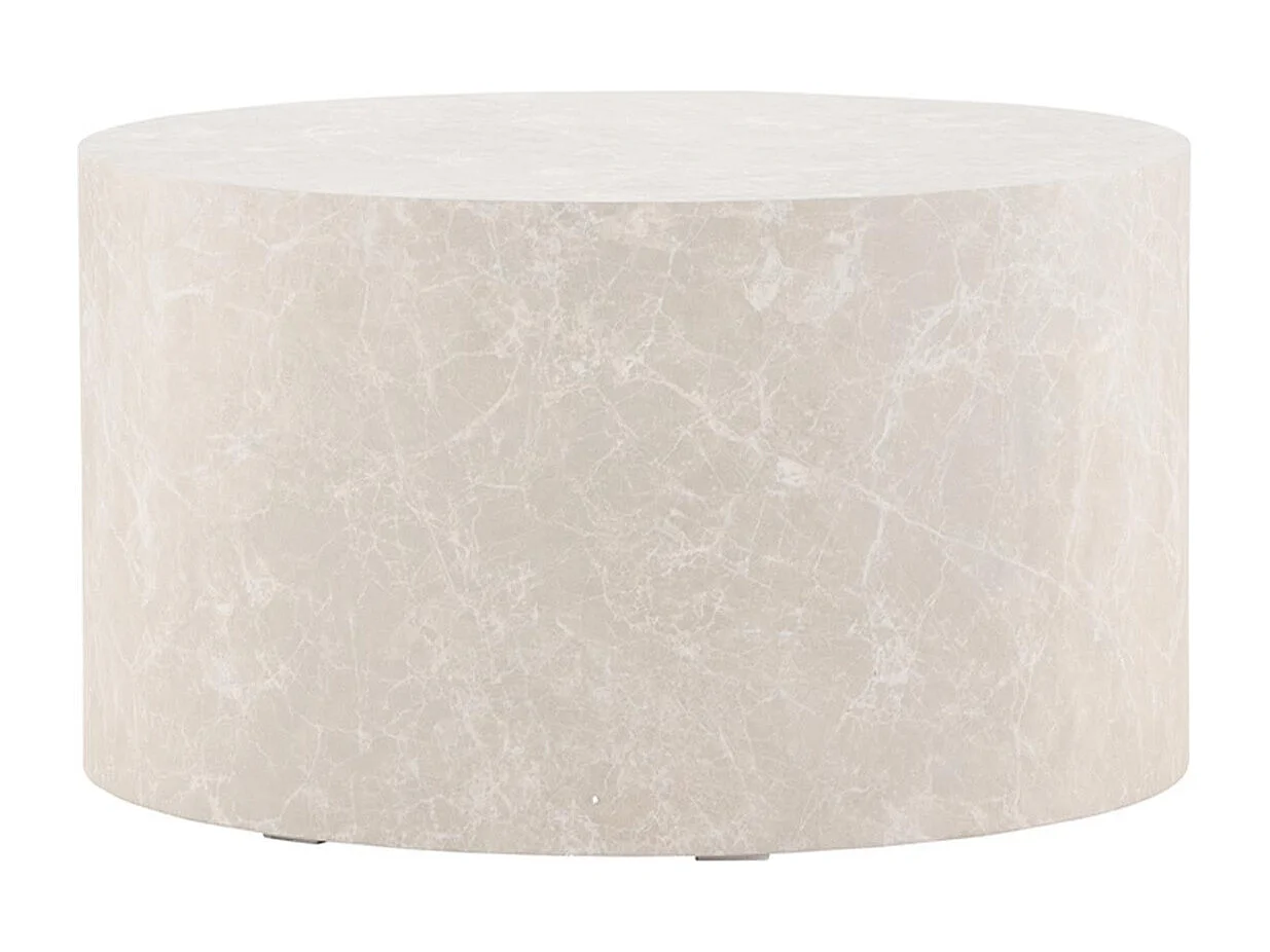 York salontafel Ø80 cm beige.