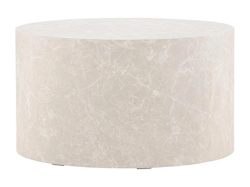 York Couchtisch Ø80 cm beige.