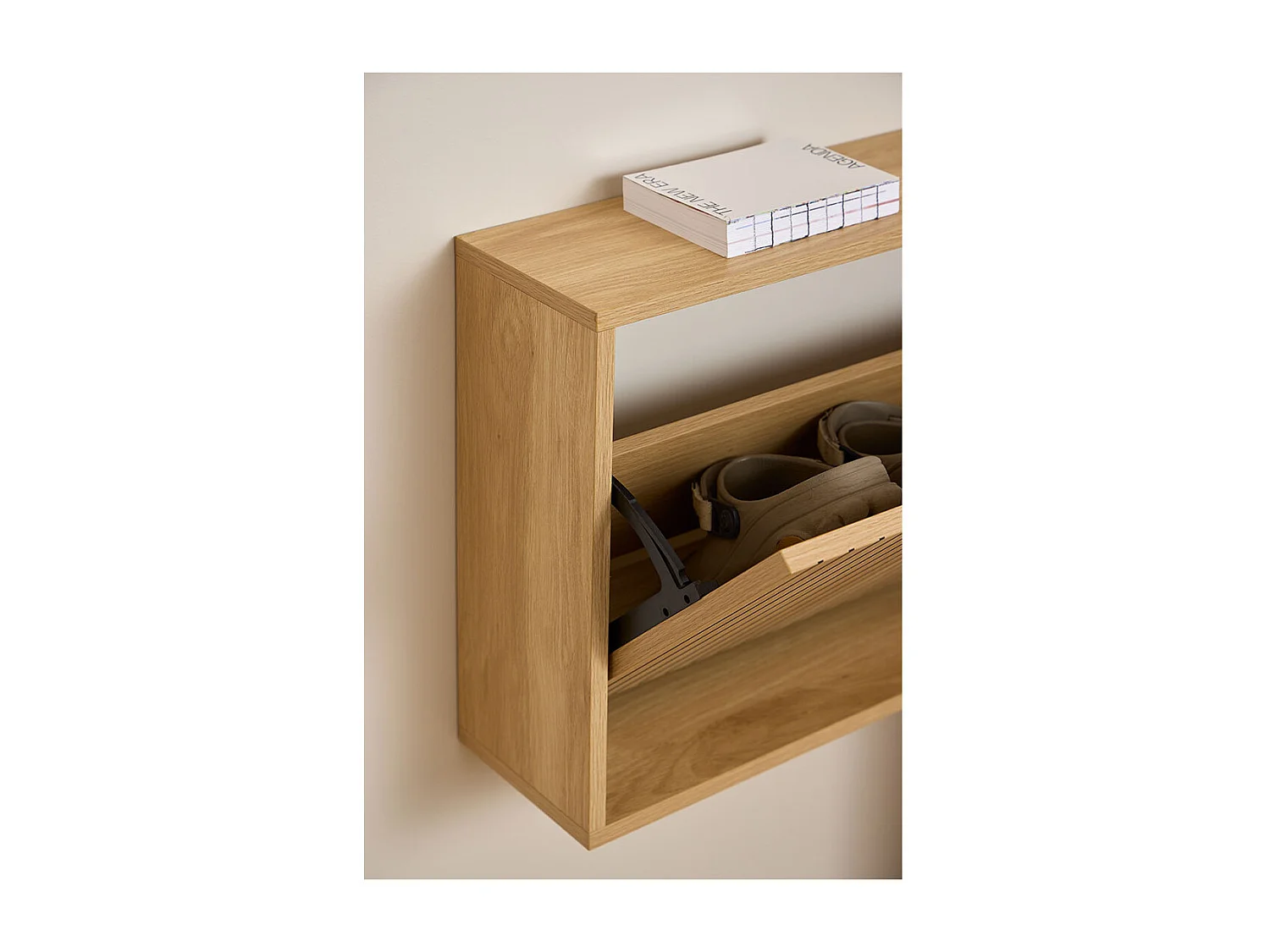 Dylan schoenenkast 1 lade natuur.