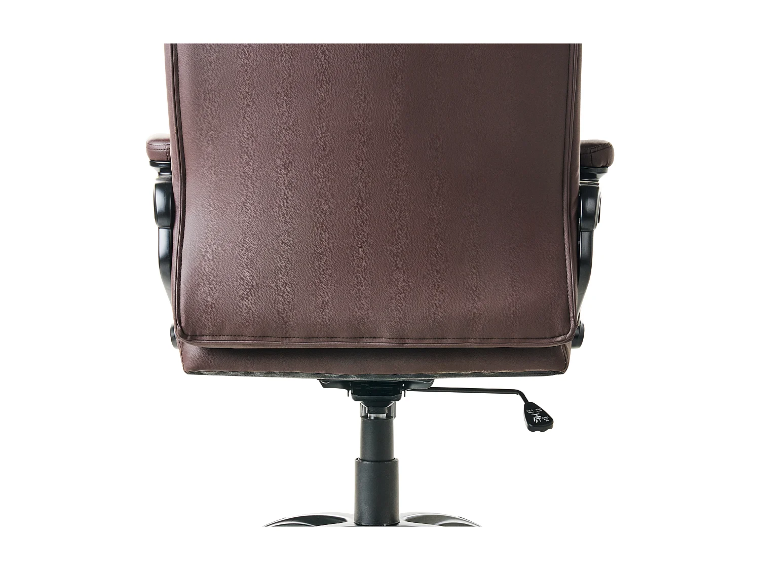 Cadeira executiva GRACEFUL Pele sintética Castanho escuro