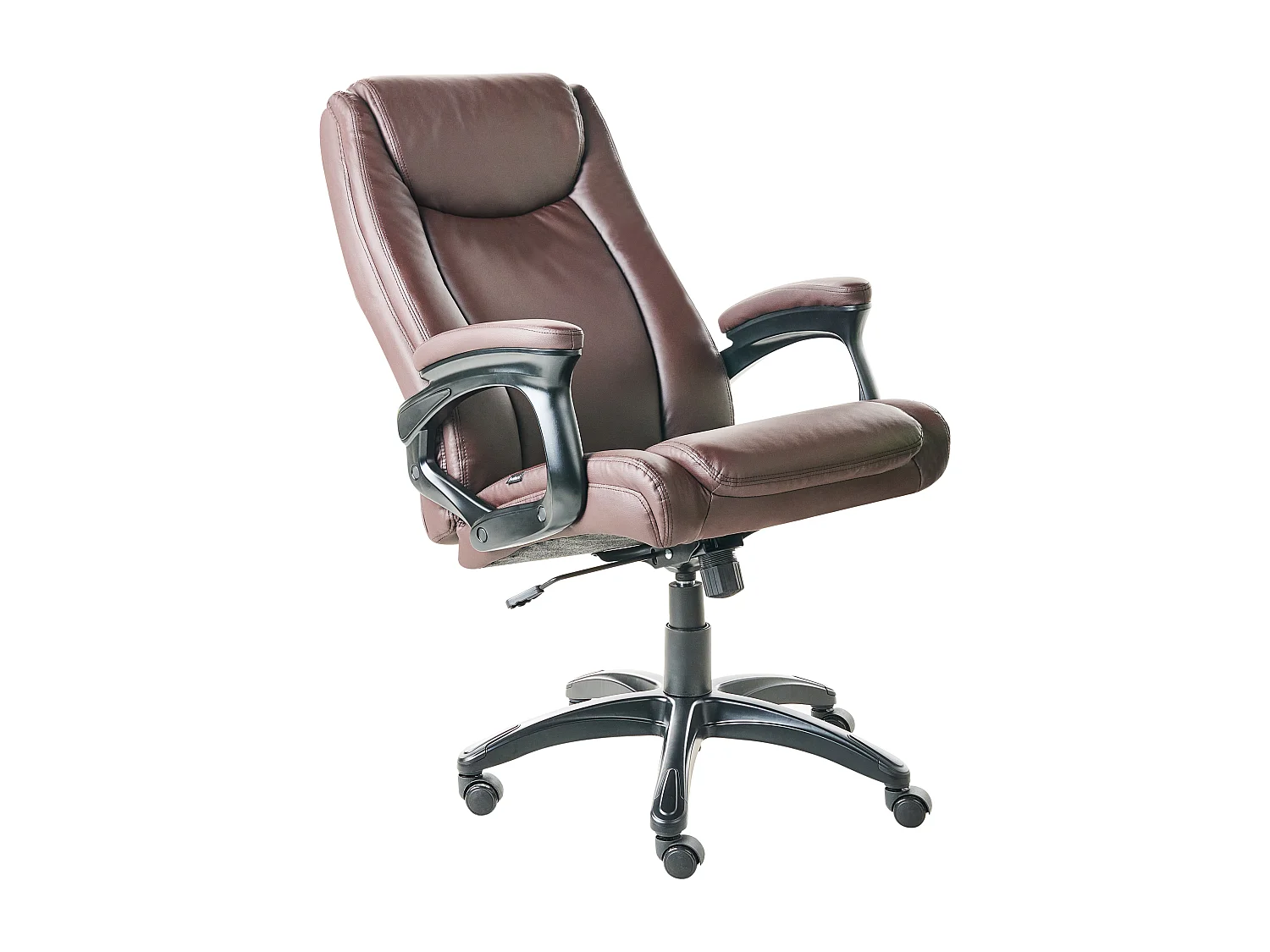 Fauteuil de bureau GRACEFUL Cuir PU Marron foncé