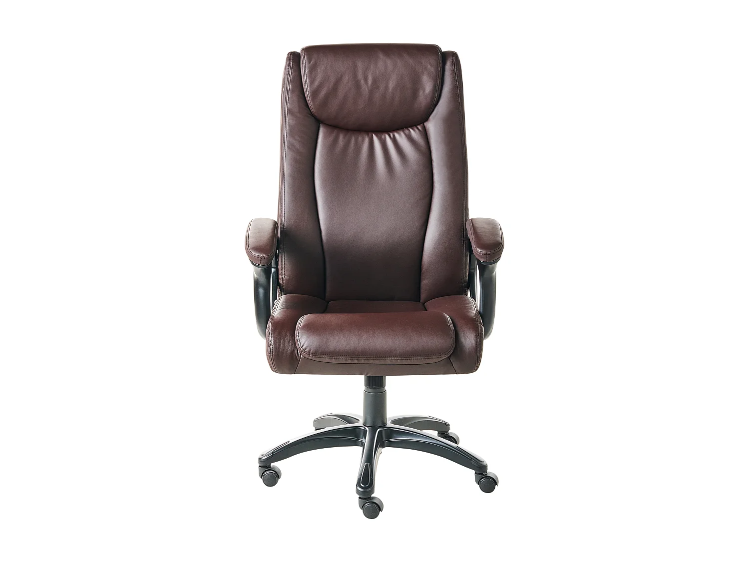 Fauteuil de bureau GRACEFUL Cuir PU Marron foncé
