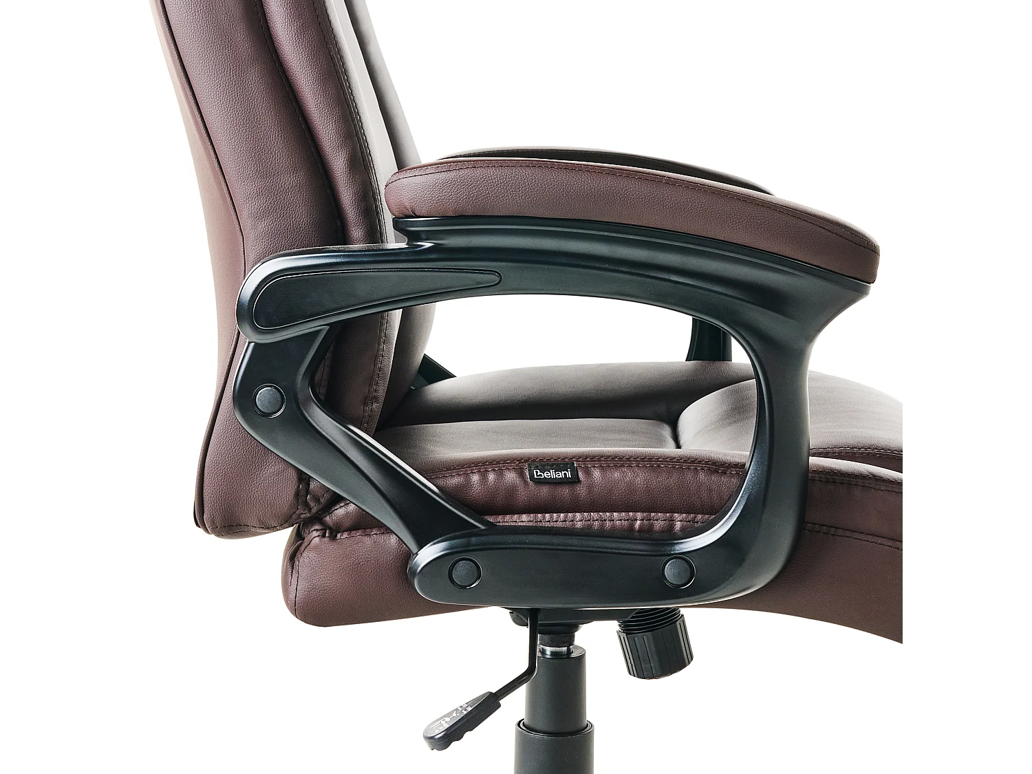 Fauteuil de bureau GRACEFUL Cuir PU Marron foncé