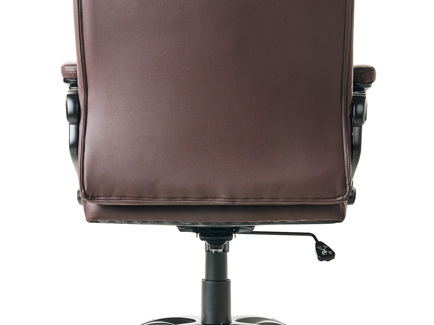 Fauteuil de bureau GRACEFUL Cuir PU Marron foncé