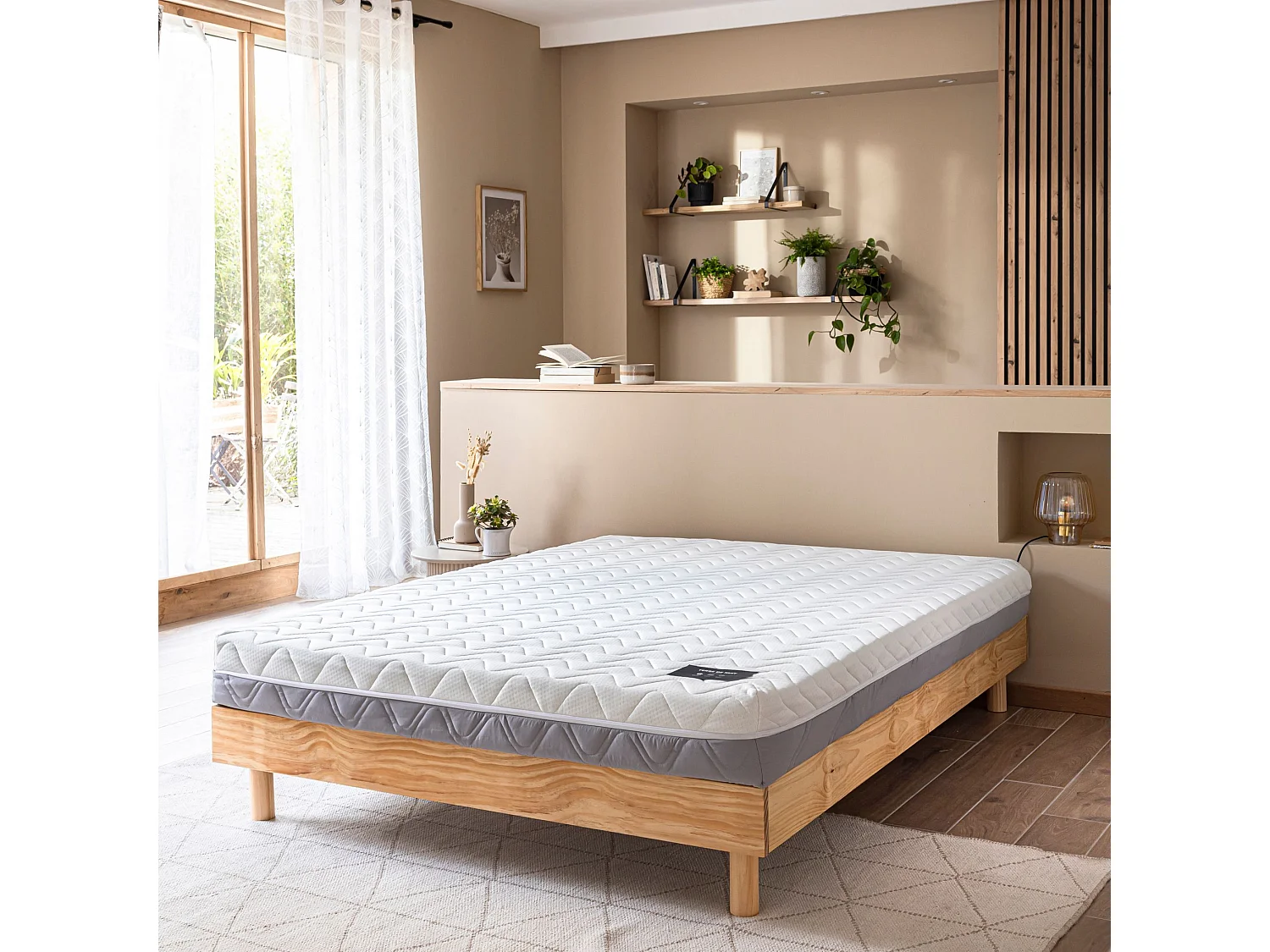 Matelas mousse & latex 16 cm - Plaisance - 120x190