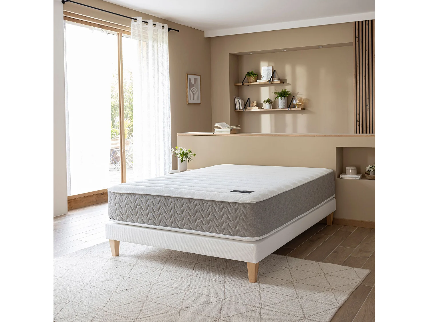 Matelas ressorts et mémoire de forme 29 cm - L'Envie - 160x200