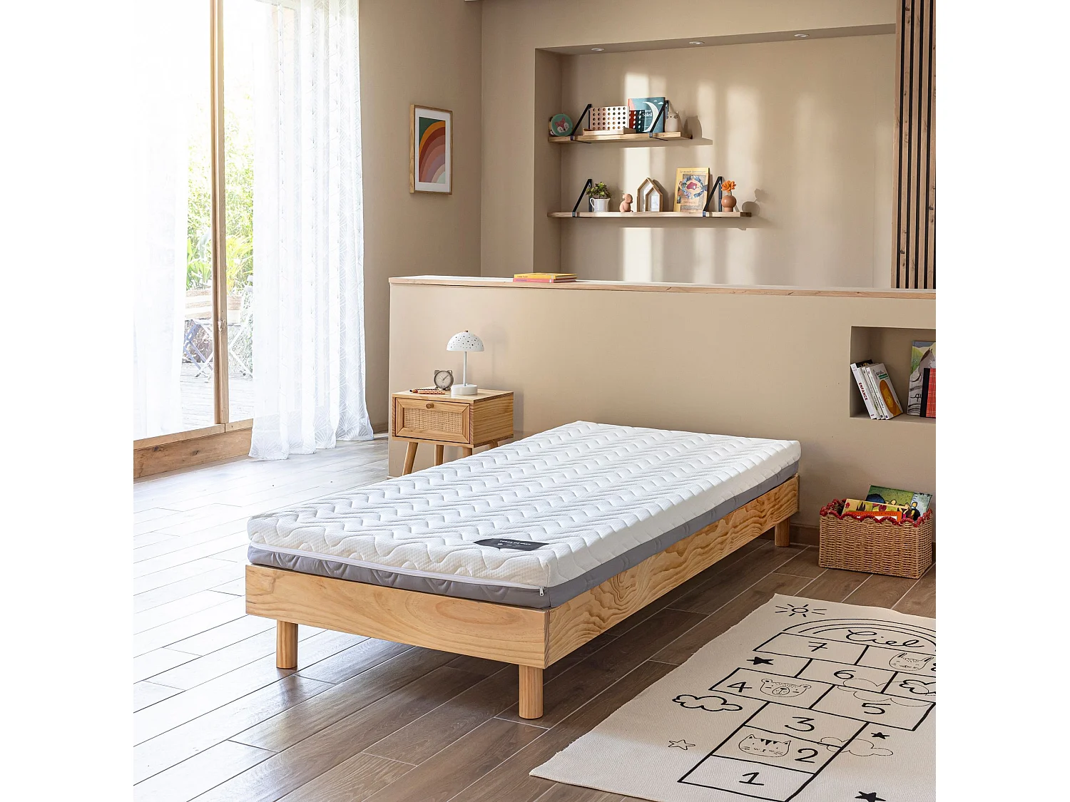 Matelas mousse mémoire de forme 12 cm - Infini - 90x200
