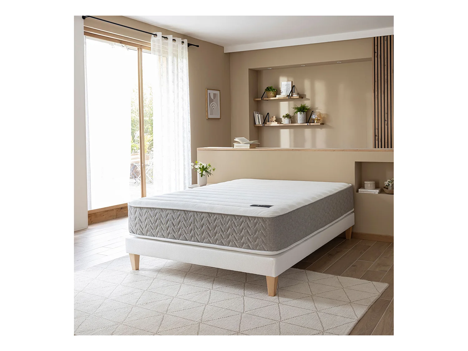 Matelas ressorts et mémoire de forme 29 cm - L'Envie - 140x200
