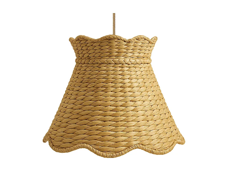 Lampada da Soffitto in Rattan – Lampada a Sospensione Stile Naturale – Tyna