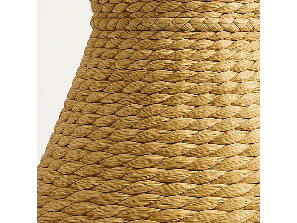 Lampe de Plafond en Rotin – Lampe Suspendue Style Naturel – Tyna Naturel