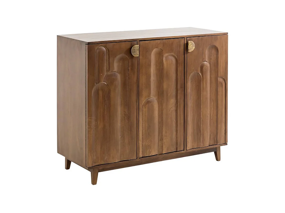 Meuble bar en bois de manguier Elio