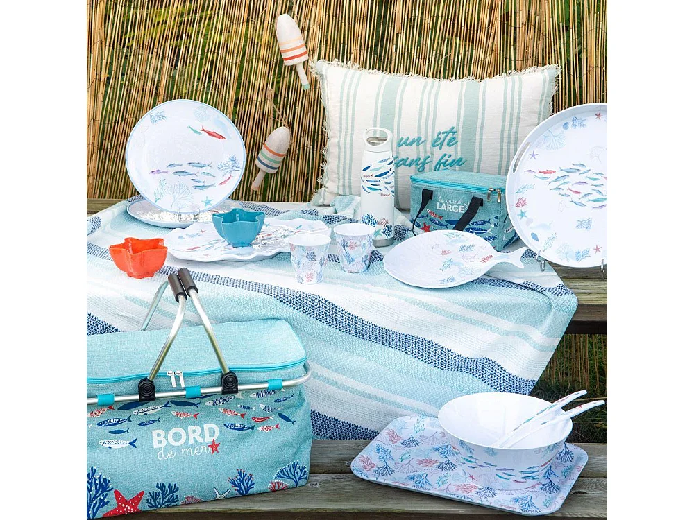 Lot de 2 assiettes Melamine Isao 27 cm