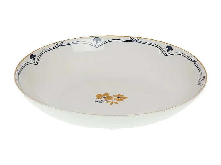 Assiette creuse Poésie 20 cm (lot de 6)