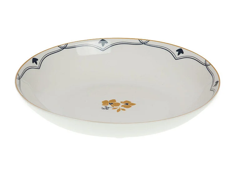 Assiette creuse Poésie 20 cm (lot de 6)