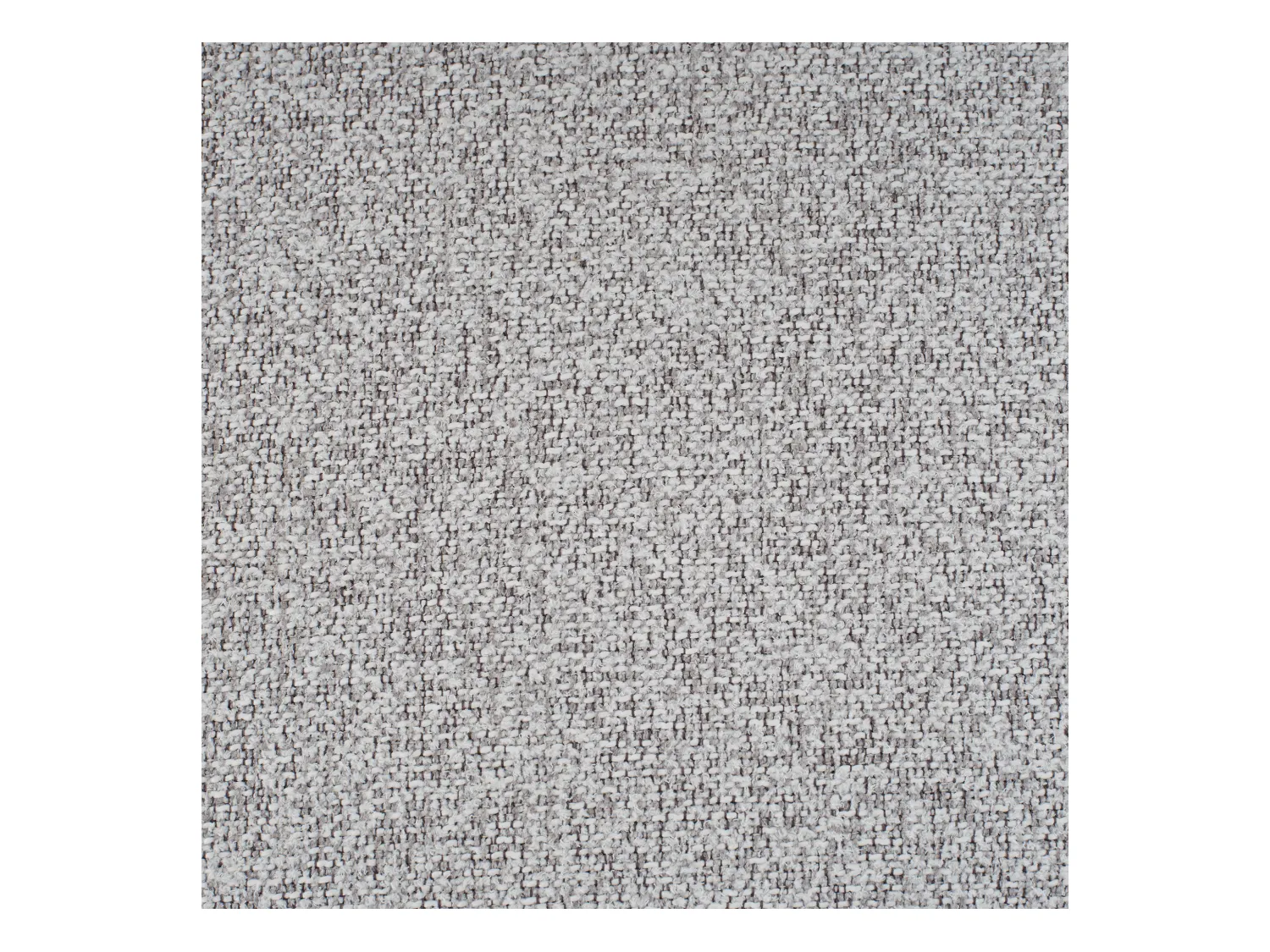 Habitat - Lot de 2 chaises en tissu texturé et chêne massif - Gris chiné - Sedino