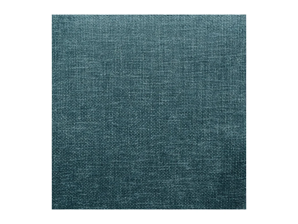 Habitat - Lot de 2 chaises pivotantes en tissu chenille et métal noir - Bleu canard - Osta