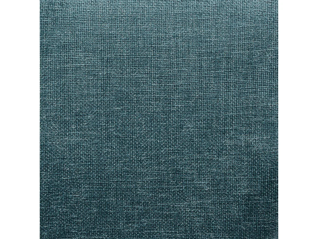 Habitat - Lot de 2 chaises pivotantes en tissu chenille et métal noir - Bleu canard - Osta