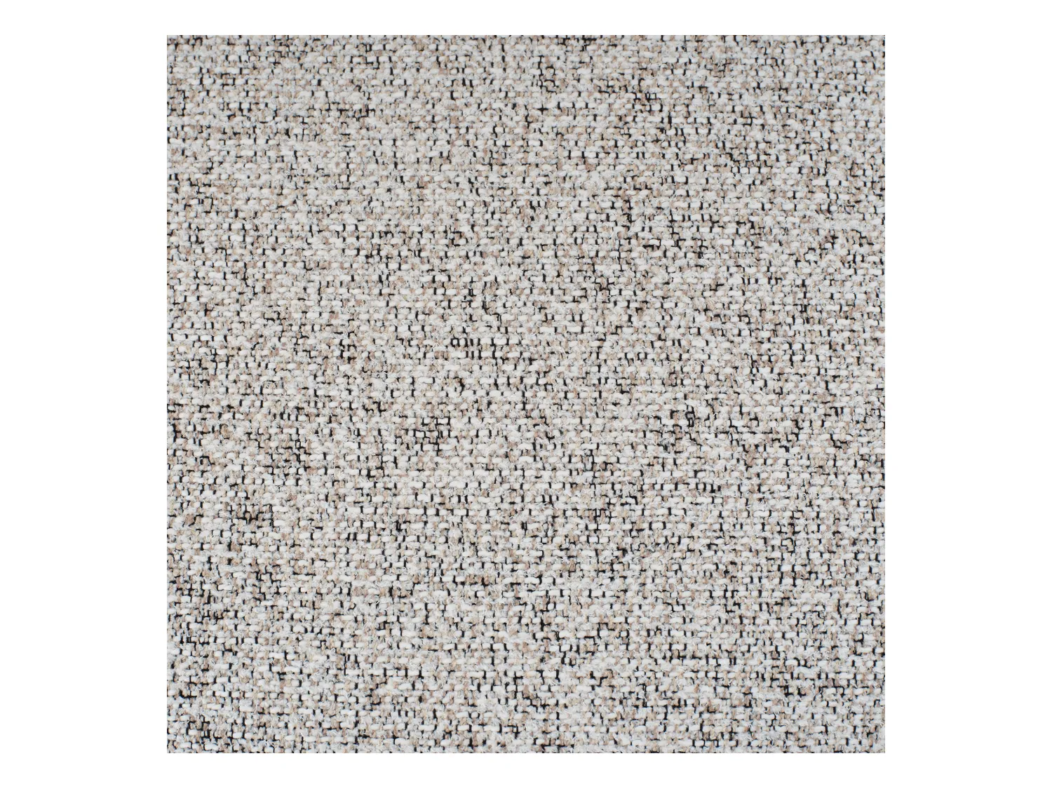 Habitat - Lot de 2 chaises en tissu texturé et chêne massif - Beige chiné - Sedino