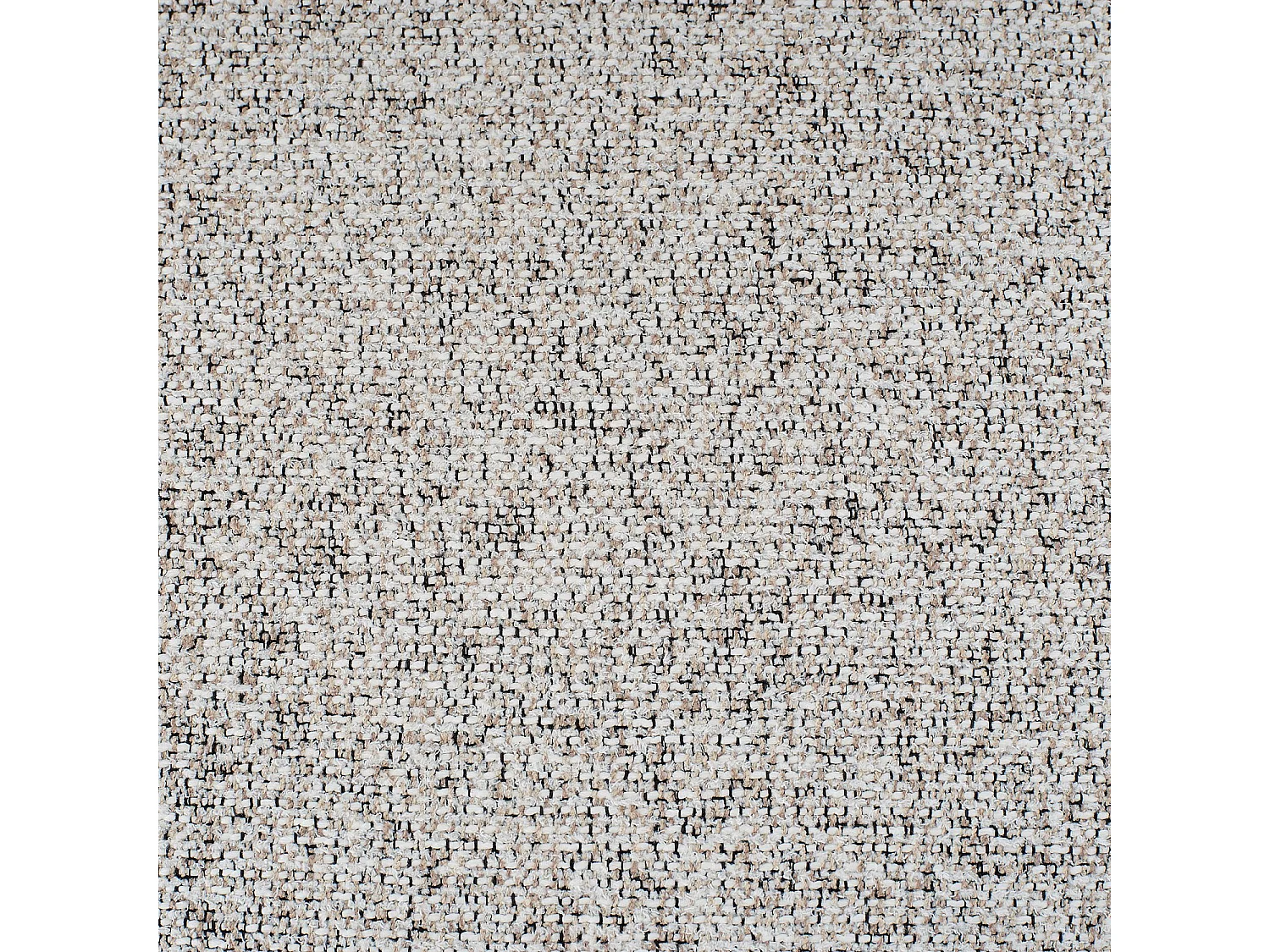 Habitat - Lot de 2 chaises en tissu texturé et chêne massif - Beige chiné - Sedino