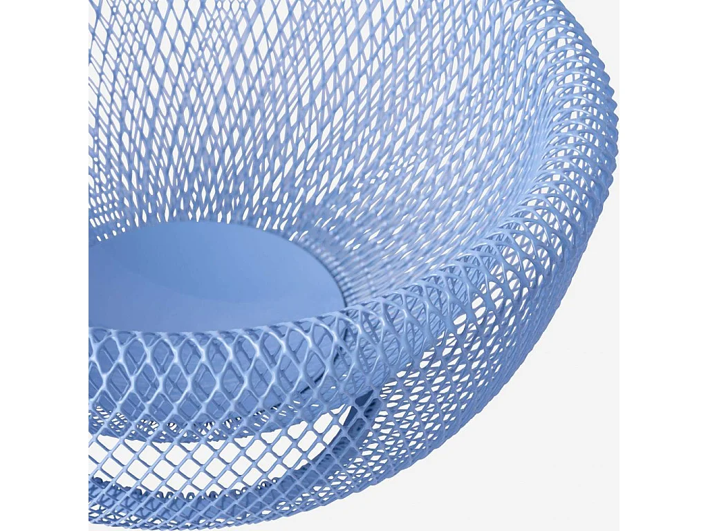 Habitat - Corbeille à fruits en métal - 25,5 x 13 cm - Bleu - Aude