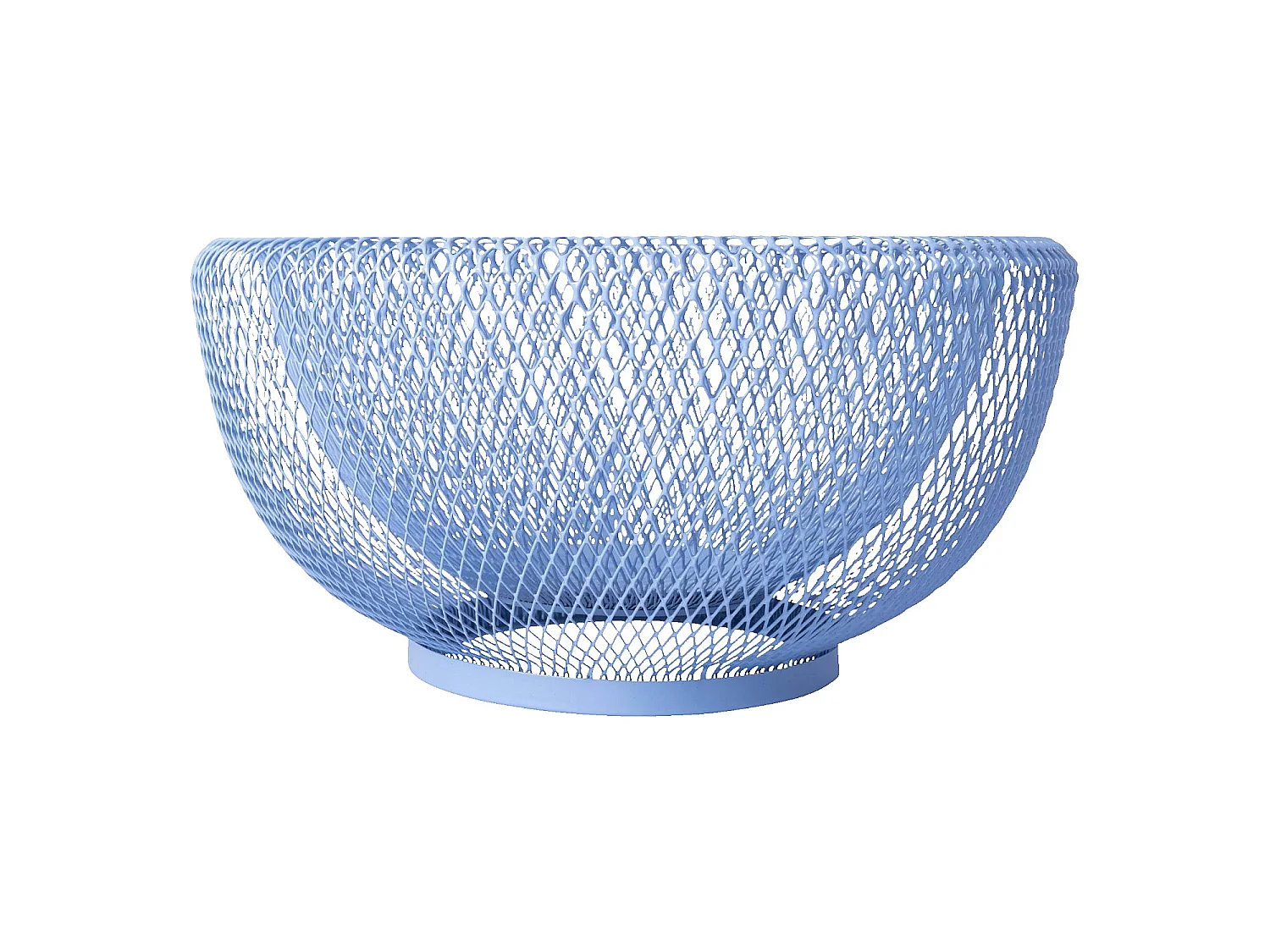 Habitat - Corbeille à fruits en métal - 25,5 x 13 cm - Bleu - Aude
