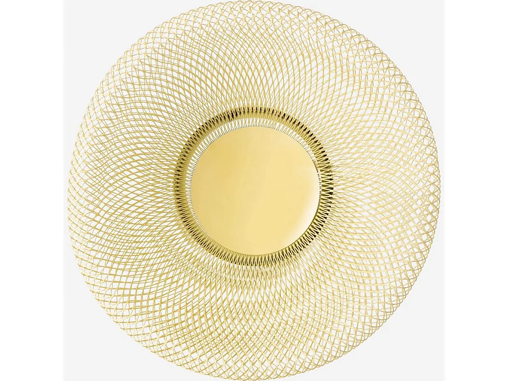 Habitat - Corbeille à fruits en métal - 25,5 x 13 cm - Jaune - Aude