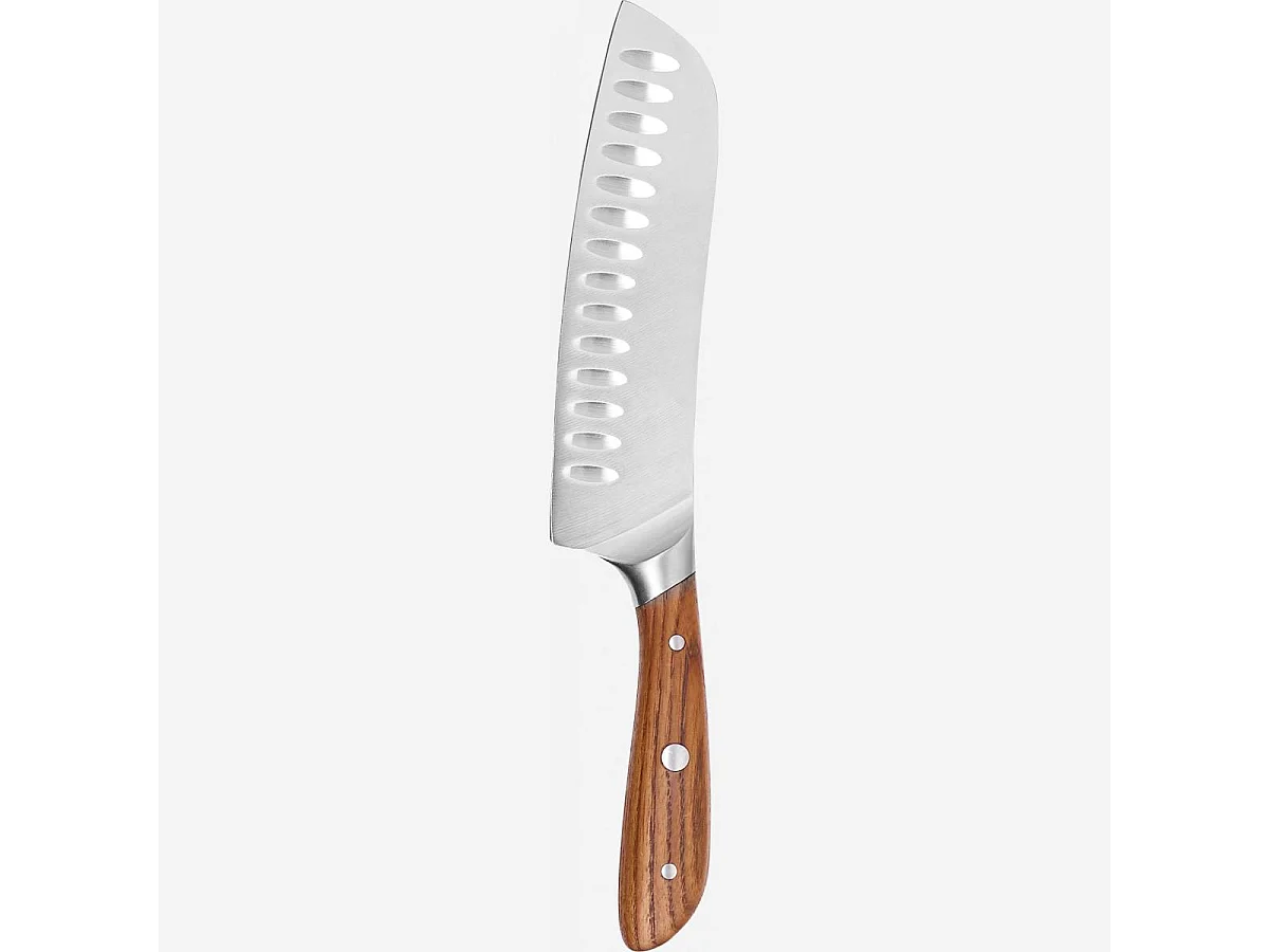 Habitat - Couteau santoku avec manche en bois - Oleg