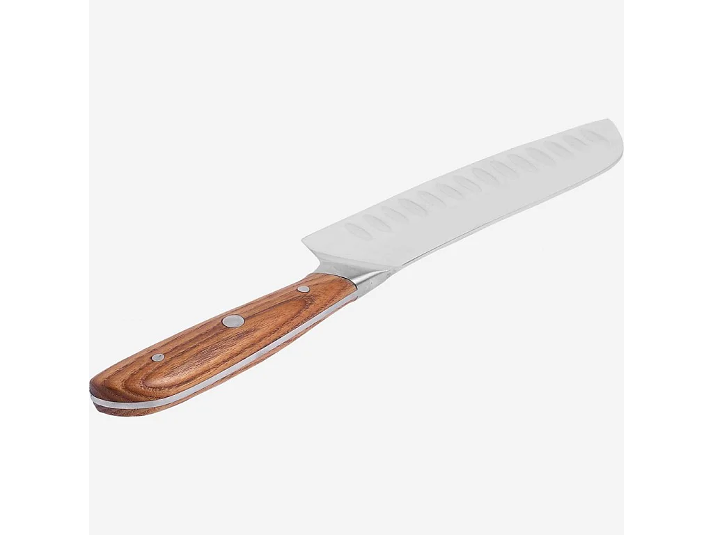 Habitat - Couteau santoku avec manche en bois - Oleg