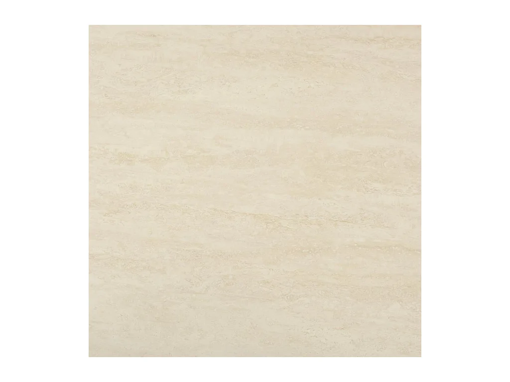 Habitat - Table ovale extensible en céramique effet travertin - Beige - Tibur