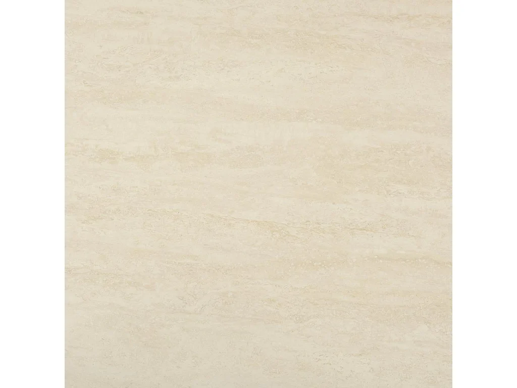 Habitat - Table ovale extensible en céramique effet travertin - Beige - Tibur