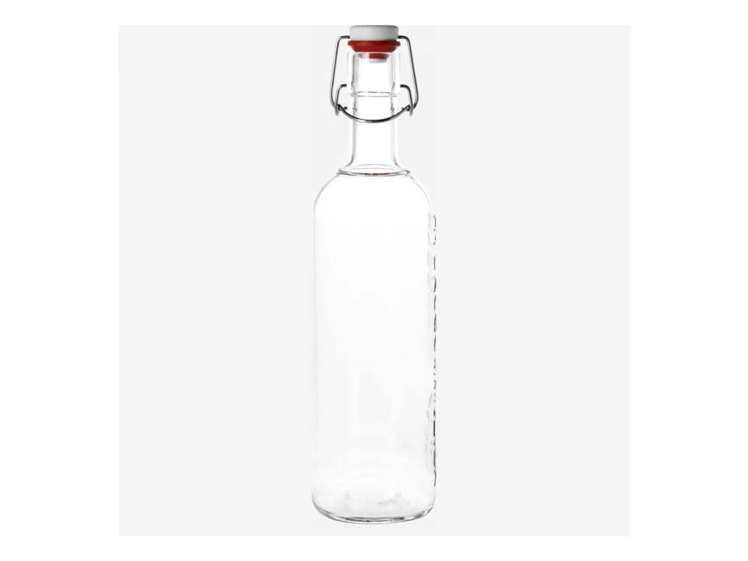 Habitat - Bouteille avec bouchon clipsable 8,5cm en verre - Foti