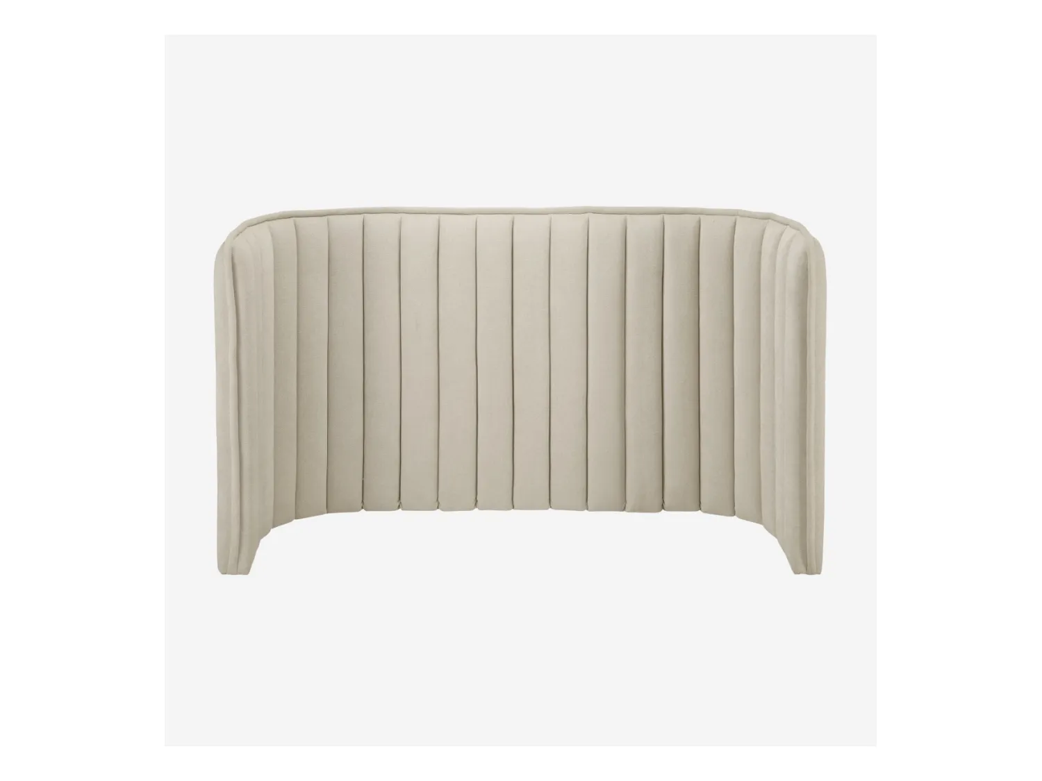 Habitat - Tête de lit en tissu 244 x 102 cm - Crème - Boudoir