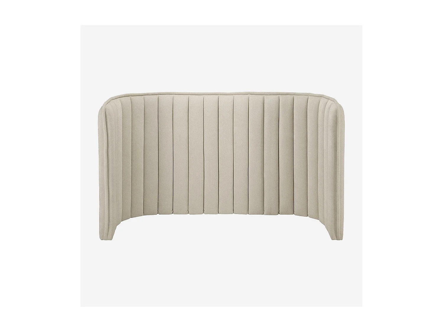 Habitat - Tête de lit en tissu 244 x 102 cm - Crème - Boudoir