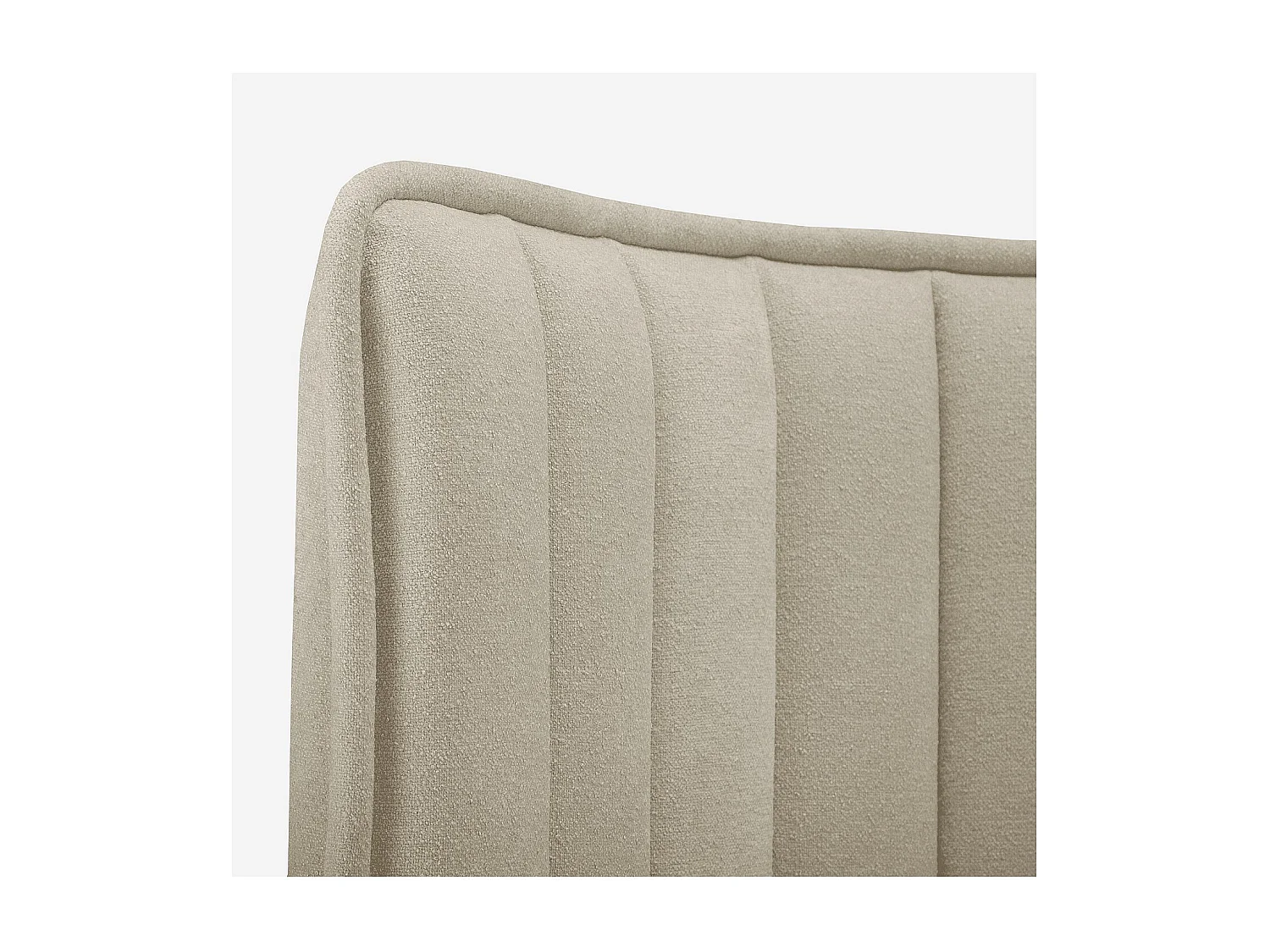 Habitat - Tête de lit en tissu 244 x 102 cm - Crème - Boudoir