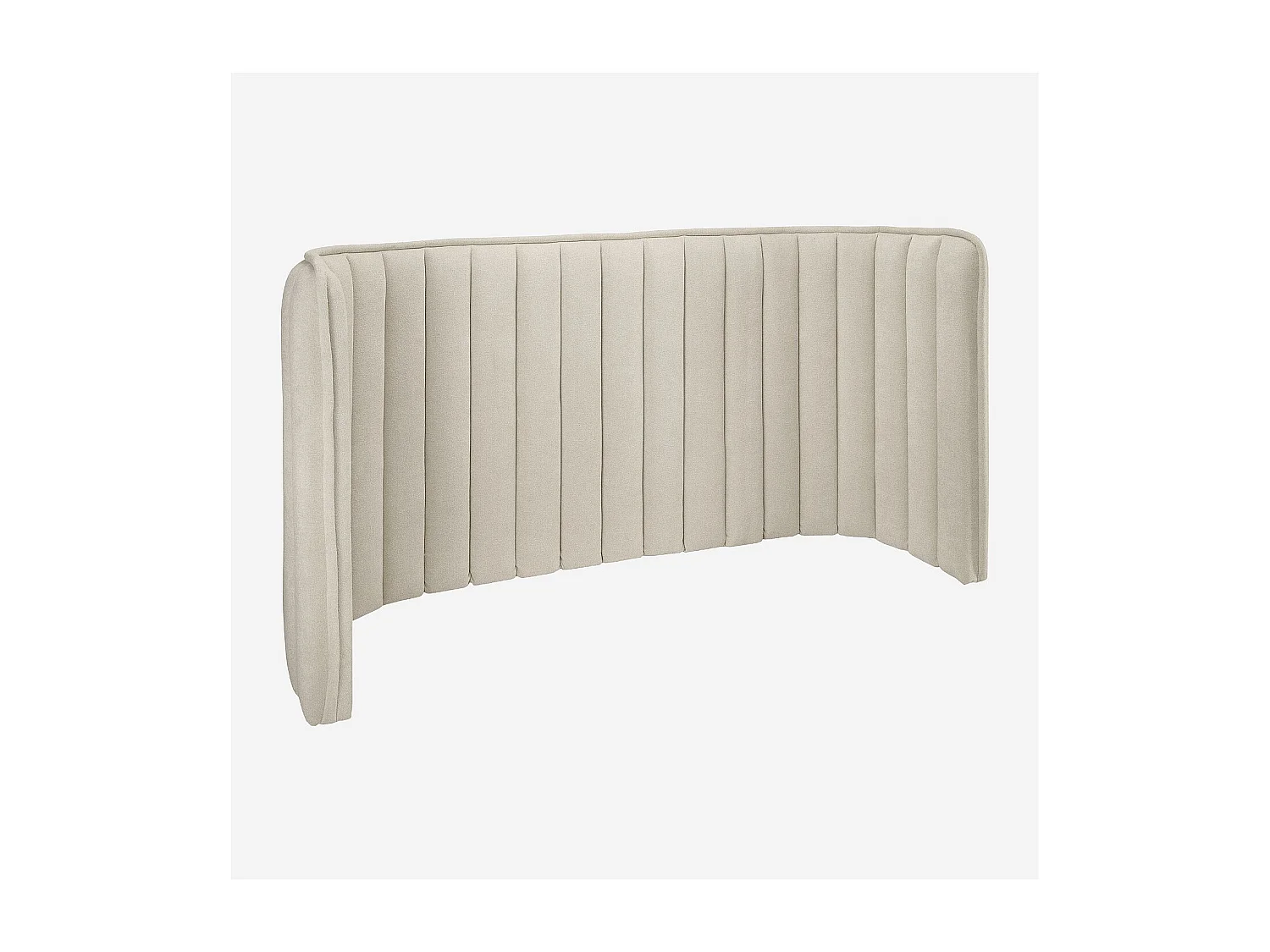 Habitat - Tête de lit en tissu 244 x 102 cm - Crème - Boudoir