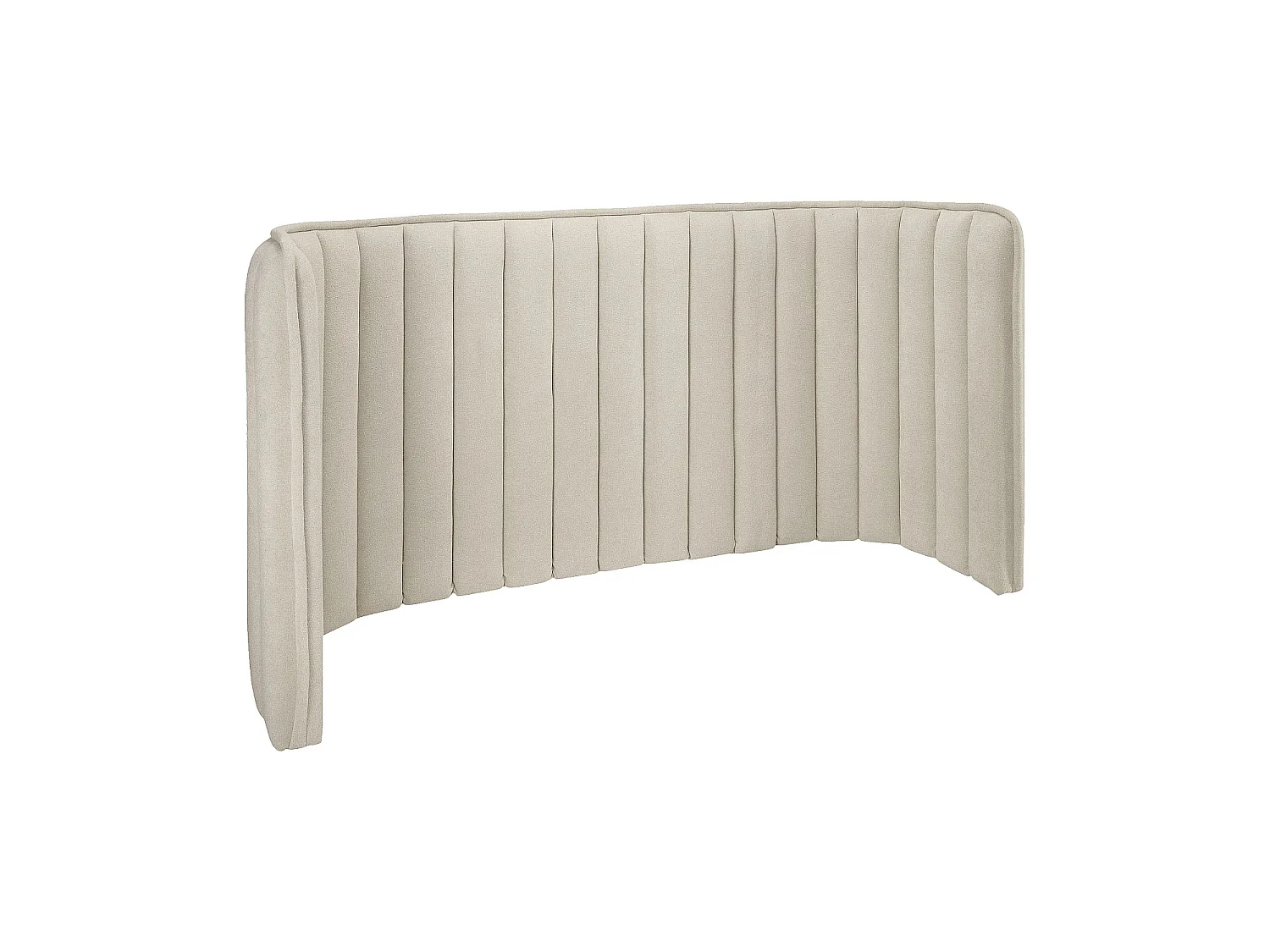 Habitat - Tête de lit en tissu 244 x 102 cm - Crème - Boudoir