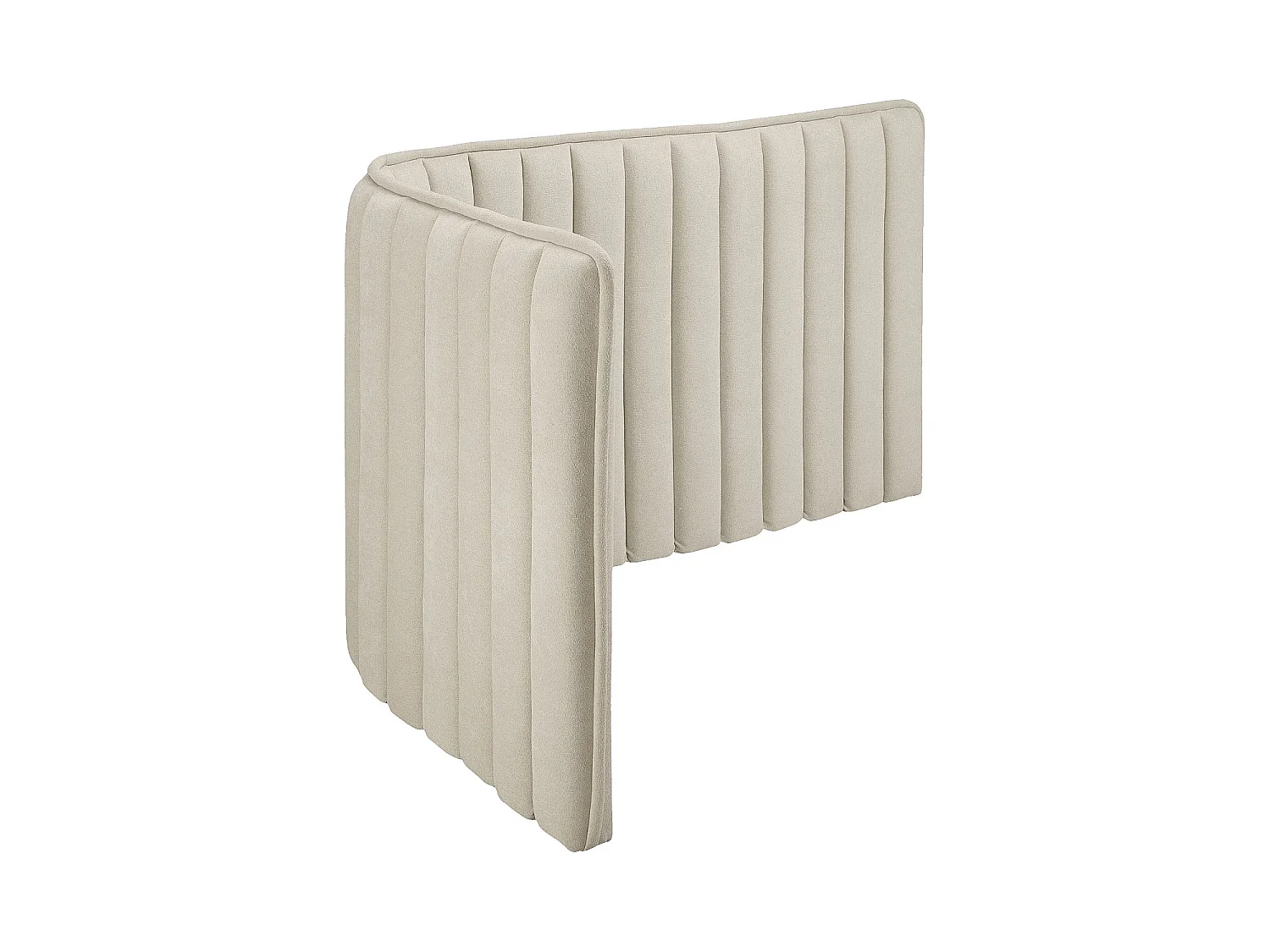 Habitat - Tête de lit en tissu 244 x 102 cm - Crème - Boudoir