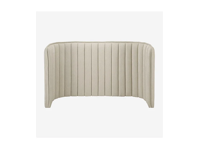 Habitat - Tête de lit en tissu 244 x 102 cm - Crème - Boudoir