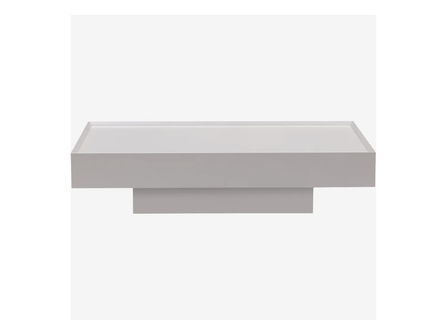 Habitat - Table basse avec tiroir coulissant - Crème - Corato