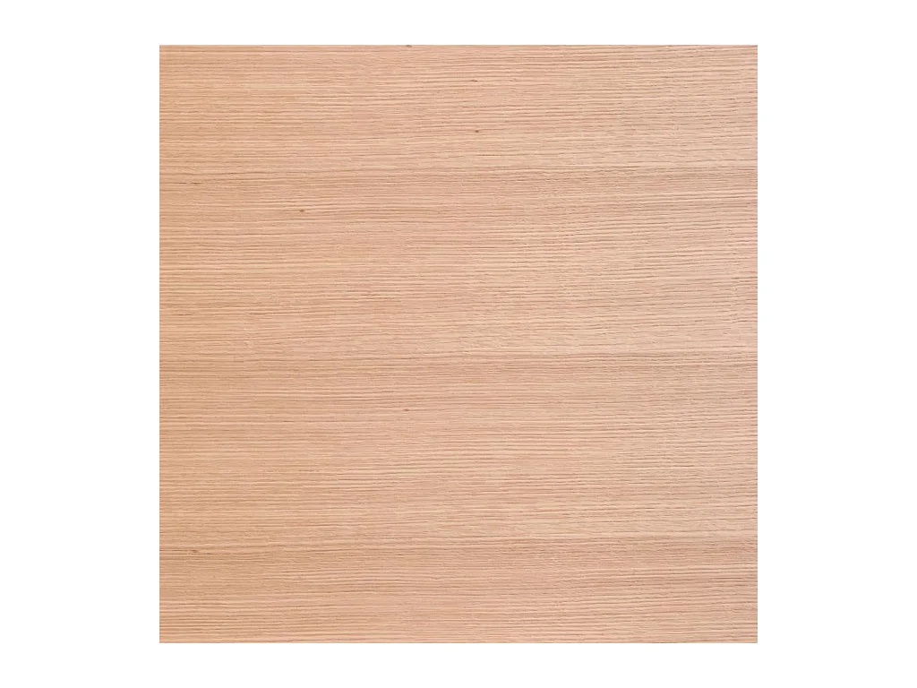 Habitat - Table rectangulaire en chêne et pieds en métal - Naturel - Uzana