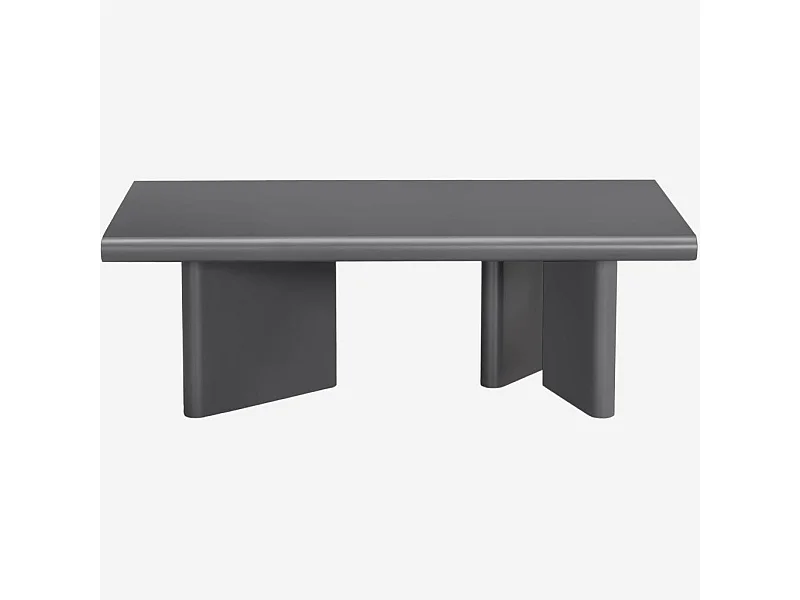 Habitat - Table basse rectangulaire finition mate - Gris anthracite - Vanda
