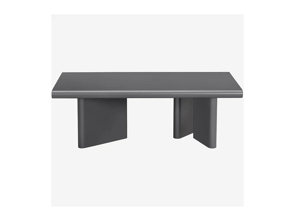 Habitat - Table basse rectangulaire finition mate - Gris anthracite - Vanda