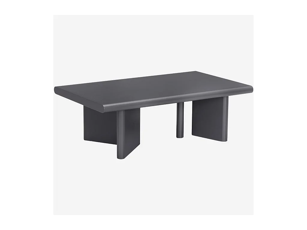 Habitat - Table basse rectangulaire finition mate - Gris anthracite - Vanda