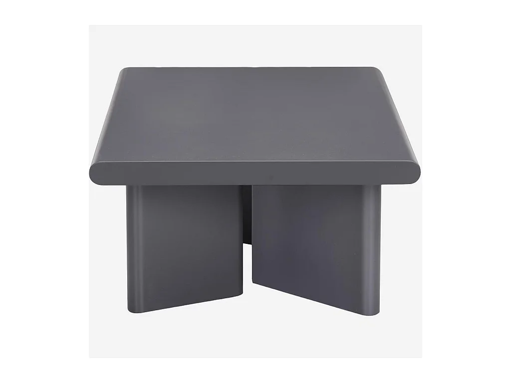 Habitat - Table basse rectangulaire finition mate - Gris anthracite - Vanda