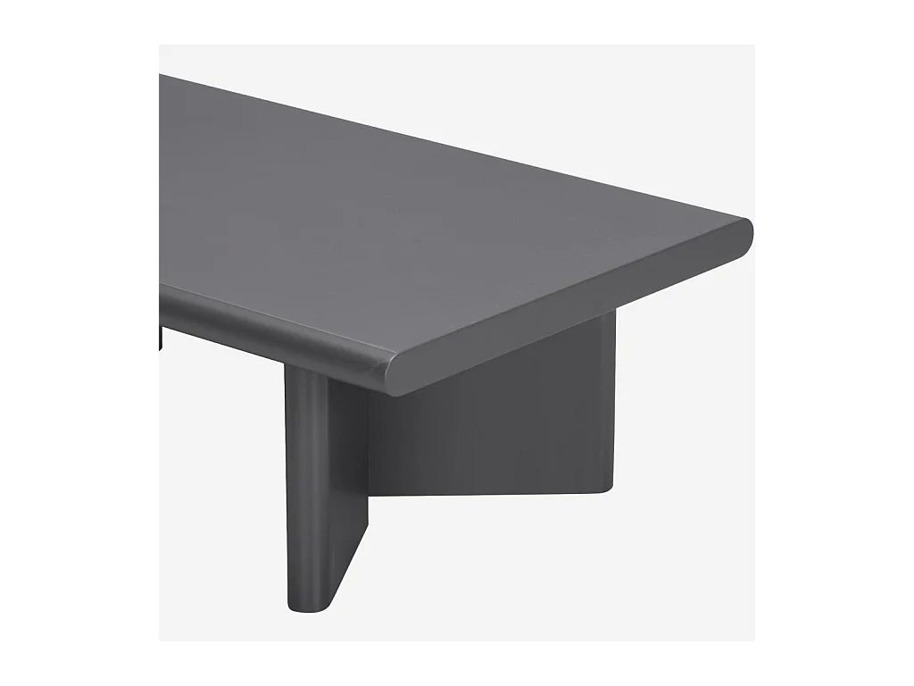 Habitat - Table basse rectangulaire finition mate - Gris anthracite - Vanda